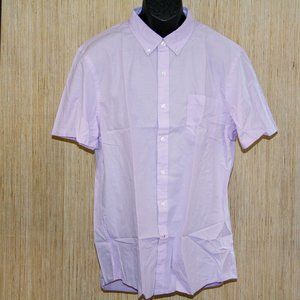 Goodthreads Men's Slim-Fit Short-Sleeve Solid Poplin Shirt - XL